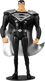 McFarlane DC Multiverse 7in - Animated Superman (Black Suit) - Collectible Figure