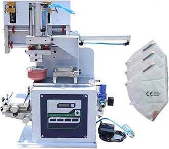 Printing Machine, Pneumatic Pad Printing Machine Ink Pressure Printer Stamping Embossing Equipment, Pneumatic Pad Printer Pad Printing Machine Pad Printing Kit for All Kinds of Logo Printing/2311