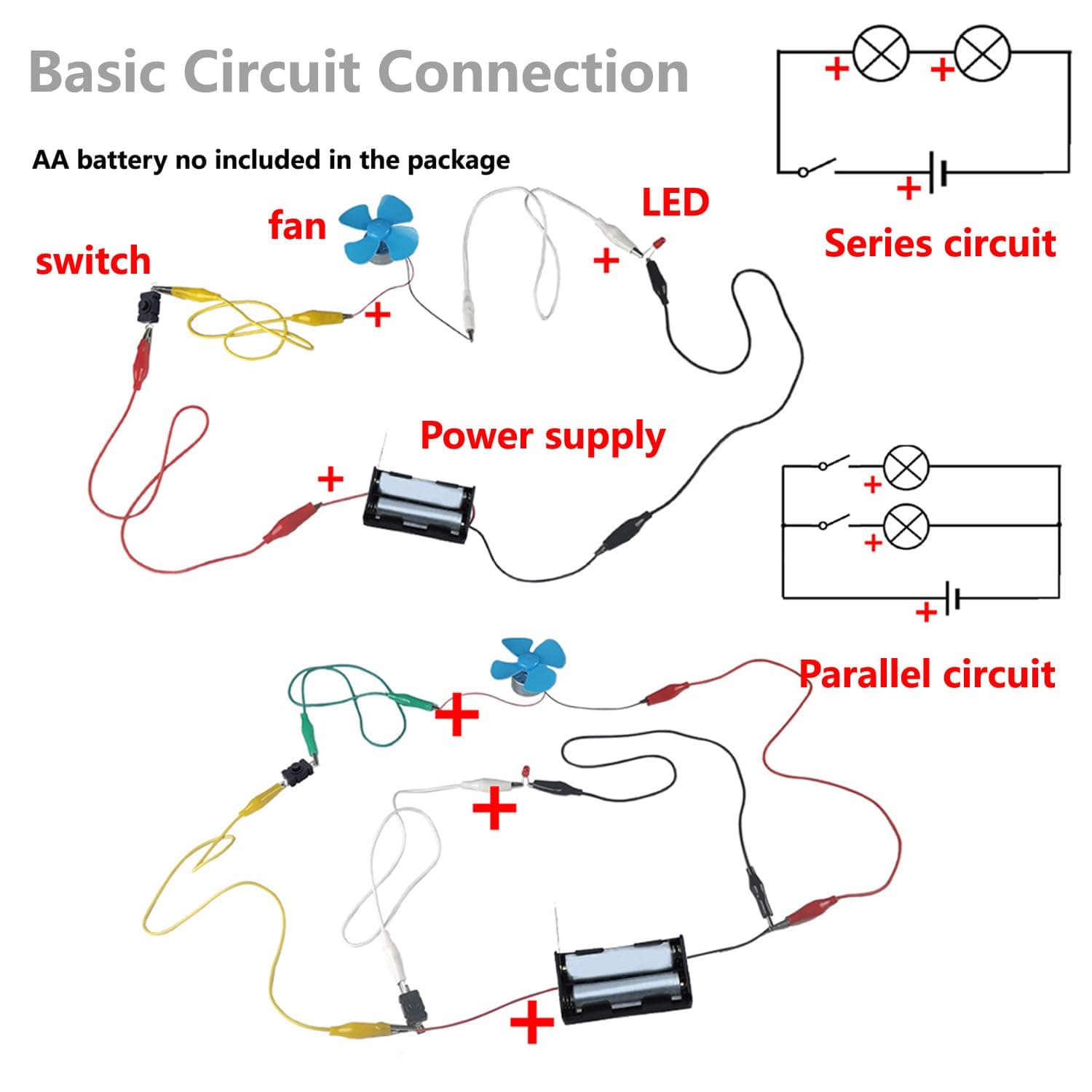 Delinx Fun Physics Science Experiment Kit: Windmill Generator,Hand-cranked Generator,Solar Power Generator, Basic Electric Circuit Learning,DIY Educational STEM Project for Kids & Teens,Girls & Boys