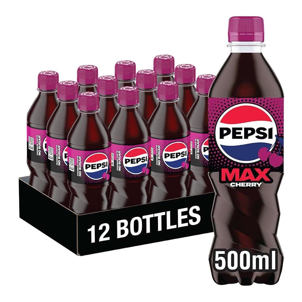 Pepsi Max Cherry, 500ml (Pack of 12)
