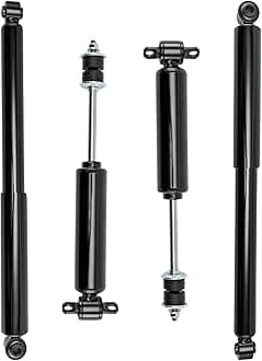 KAC Front and Rear Shock Absorber Set Replacement for Chevrolet S10 1982-2003, GMC Sonoma 1991-2003, Chevrolet Blazer 1995-2005, GMC Jimmy 1992-2001 344040 * 2/344041 * 2 4 PCS