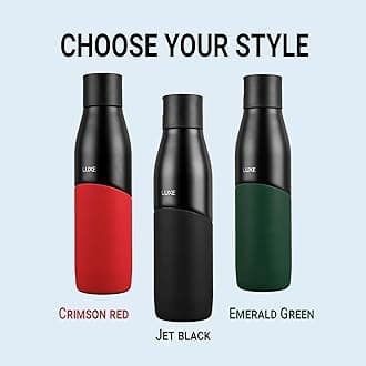 Pigeon by Stovekraft Luxe Thermos Stainless Steel Sipper Flask 500ml with Straw| 24 Hours Hot and Cold|Leak Proof|Easy to Open|Easy to use|Ideal Usage for Office Men/Women|School/College|Travel|Black