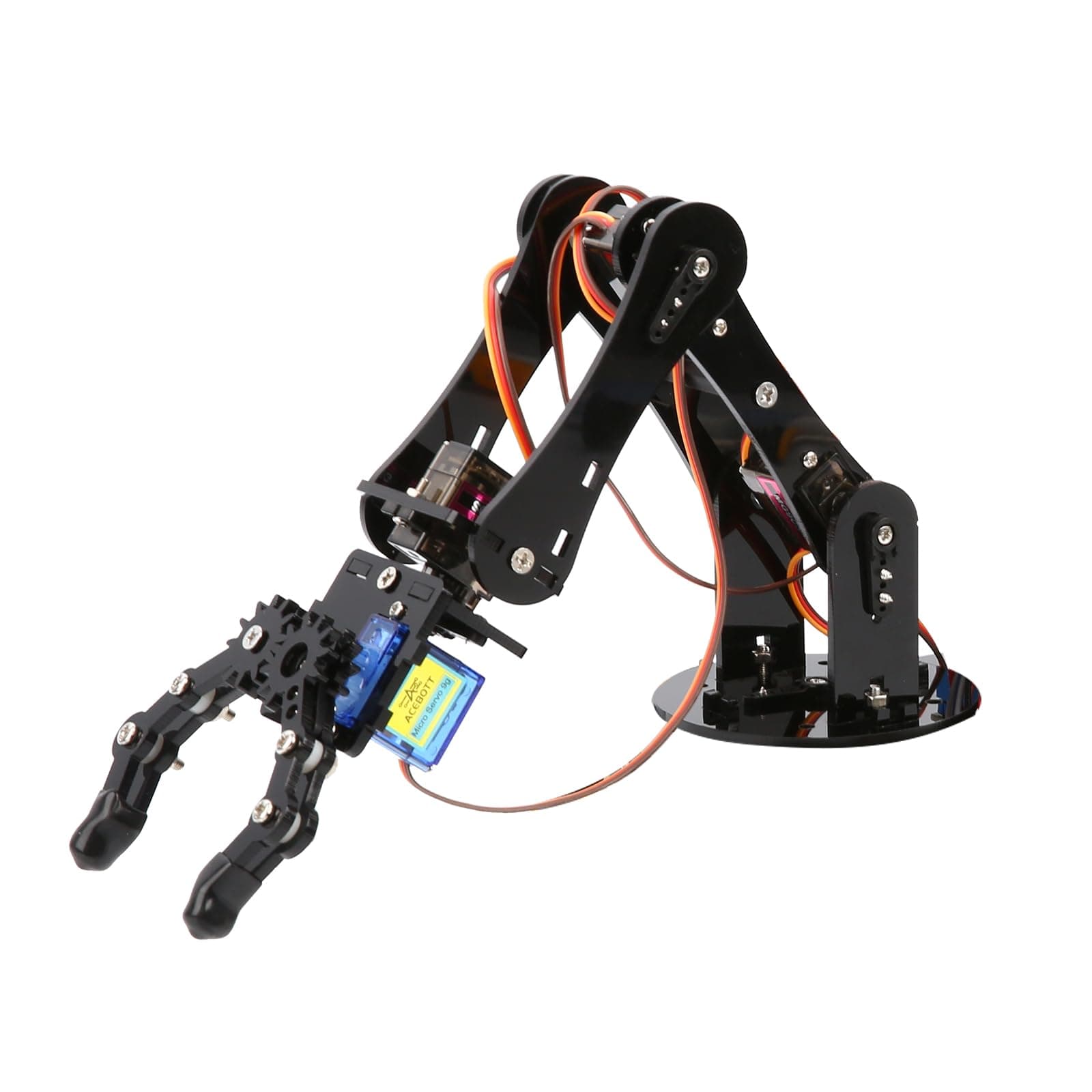 Robot Arm Expansion Pack Smart Car Starter Kit, Robotics Kit for Kids Ages 8-12 12-16, STEM Toys Coding Robot Kit for Teens & Adults(QD007)