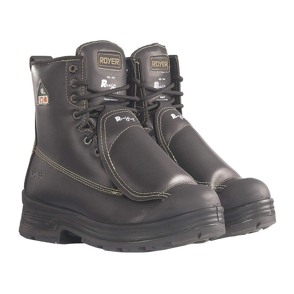 Royer - 10-5301-085 - Work Boots, Size 8-1/2, Toe Type: Steel, PR
