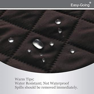 Easy-Going Reversible Chair Cover - Chocolate/Beige