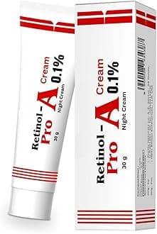 Generic Retinol Pro Night Cream 0.1 Vitamin A Fine Lines, Sun Spots, Anti-Aging (30 Gram / 1.05 Oz)
