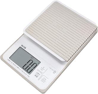 washable digital cooking scale 3kg (up to 0.1g units / 300g) white KW-320-WH