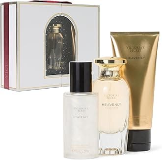Heavenly 3 Piece Luxe Fragrance Gift Set: 1.7 oz. Eau de Parfum, Travel Lotion, & Candle