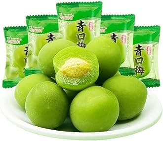 Sour sweet and crispy green plums250g/500g/1000g,Crispy Plum,Huamei,fruit snacks，preserved fruits,Juicy plums,Dried Fruit,Vegan,Healthy Snacks Food,Sour crisp cold fruit,fresh fresh plum (500g)