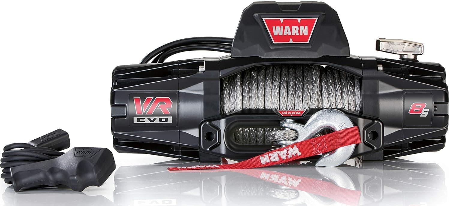 Warn Vr Evo 8-S, 8,000 Lbs Winch With Synthetic Rope & Wireless Remote, 12V, 103251