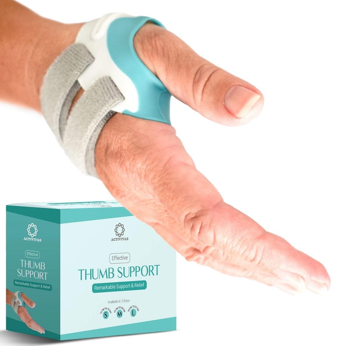Ortho Support for Thumb Arthritis, CMC Joint Instability, CMC Thumb Protector basal Joint stabiliser for Pain Relief, Washable, Lightweight, Right Hand, Small (Please Check Size Guide)