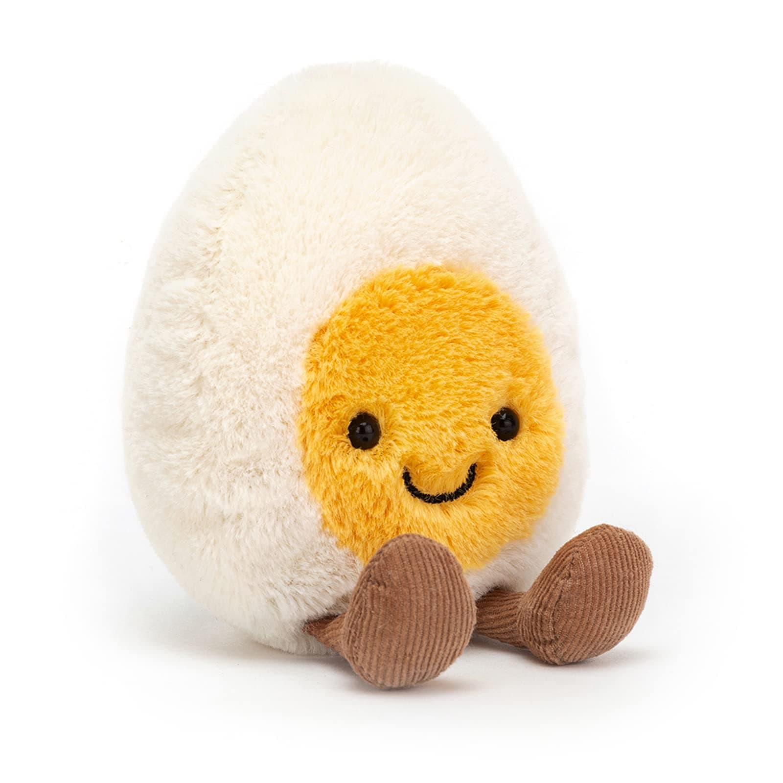 Amuseables Boiled Egg Happy Food Plush, Small