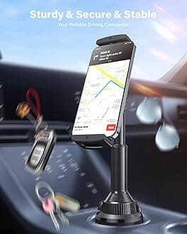 APPS2Car Tablet Holder for Car, Cup Holder Tablet Mount for Truck, Height Adjustable iPad Car Holder with 9.9" Wide Clamp for 4.7-13" iPad Pro Air Mini, Galaxy Tab, iPhone, Cell Phone