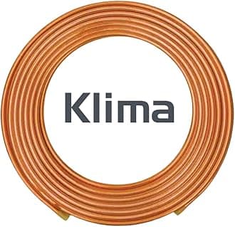 Klima Soft Copper Coil Refrigeration Line - Flexible Soft Pipe for HVAC Systems (7/8)
