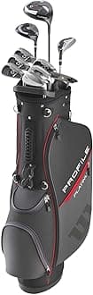 Wilson Golf Profile Platinum Package Set, Men's Right Handed, Regular Carry , Grey/Black