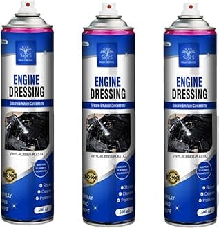SAPI'S Engine Shine Spray (3 x 500ml) - Car & Bike Engine Bay Cleaner, Protector & Shiner - Deep Clean, Protect & Shine