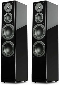 Prime Tower Speakers - Pair (Piano Gloss Black)