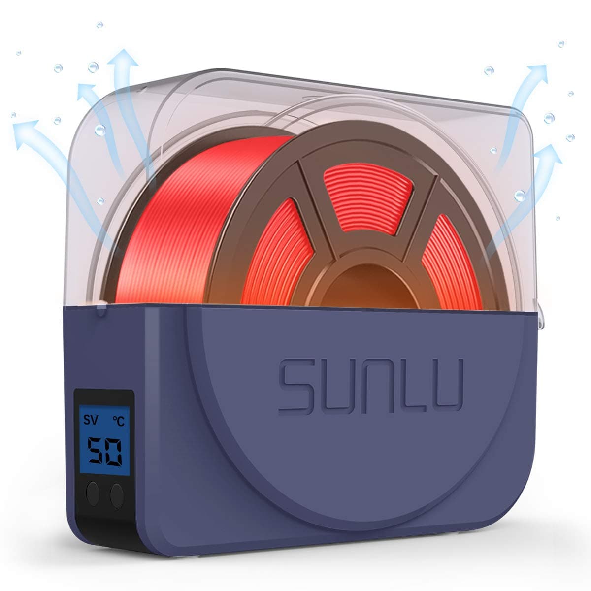 SUNLU 3D Printer Filament PLA Plus,PLA Plus Filament 1.75 mm ,Low Odor Dimensional Accuracy +/- 0.02 mm,2.2 LBS (1KG) US-PLA-transparent 1