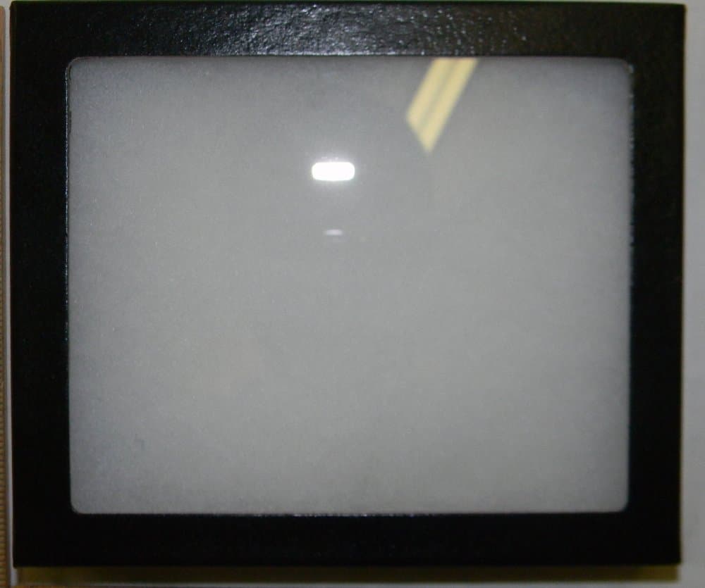 135BK Display Frame with Glass Top