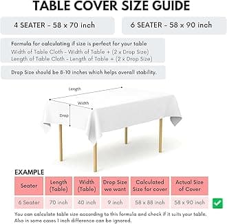 BRIDA® Polyester Spandex Stretchable Floral Geometric Printed Dining Chair Covers Elastic Chair Seat Case Protector, Slipcovers (6 Seater Table Cover + 6 Chair Cover, Zigzag Blue)