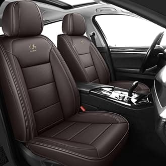 ar Seat Covers Universal Full Set for Jaguar XF 2007-2020/Jaguar XE 2015-2018 Auto Parts/Waterproof/coffee