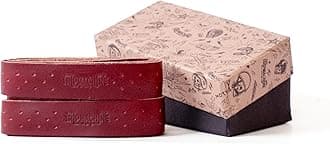 Genuine Leather Handlebar Grip Wraps for Royal Enfield, Harley, Jawa, Triumph, Bajaj, TVS, Honda | Premium Handle Grip Covers | Universal Fit Bike Throttle Wrap Accessories - Cherry Red, Perforated