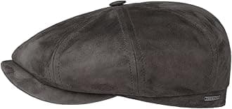 Stetson Hatteras Goat Suede Flat Cap Men | Made in Germany