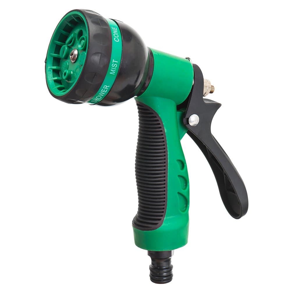 10 Function Soft Grip Garden Hose Spray Nozzle Gun Water Sprayer Hoselock 70150