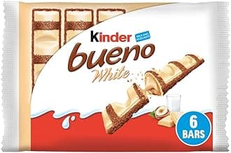 Bueno White Chocolate Snack 6 Bars