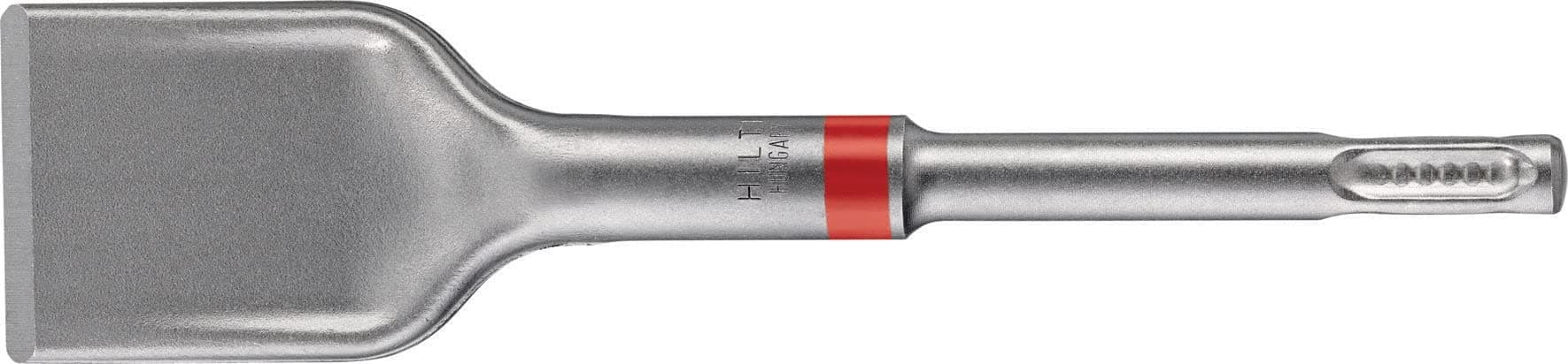 Hilti Scaling Chisel TE-CX SCE 18/4, self-Sharpening Scaling Chisel (one-Sided Cutting Edge) for Scraping Away residues Using SDS Plus Power Tools, Dimensions: 180 mm Long x 40 mm Wide (282304)