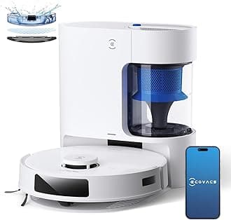 DEEBOT N20 PRO PLUS Robot Vacuum Cleaner for Deep Cleaning and Mopping, 8000 Pa Baglass Auto-Empty Station, Anti-Tangle Technology, TrueMapping Intelligent Path Planning