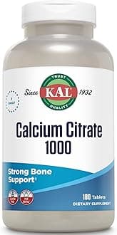 Calcium Citrate 1000mg, 180 Tablets