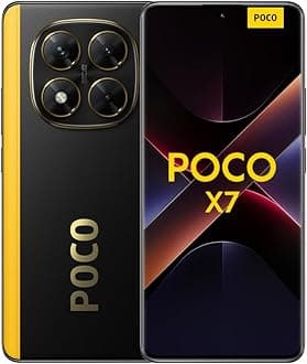 XIAOMIPOCO X7 smartphone, 12+512GB, Black, 50MP main camera with OIS, 5110mAh battery, IP68 (no charger included), 2 year Warranty