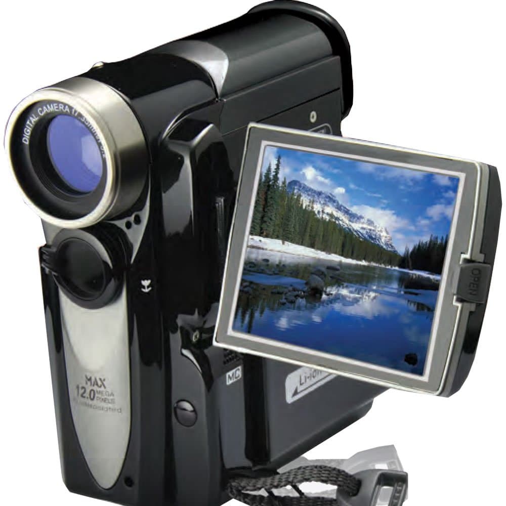 MIT305 12MP 4x Digital Zoom Camera/Camcorder (Silver)