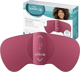 EM50 Menstrual Relax | TENS & Heat for Natural Menstrual Pain Relief | Suitable for Endometriosis | 15 Intensity Levels | Rechargeable Battery | Wear Under Clothes | Medical Device