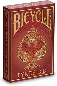 Fyrebird Playing Cards Red