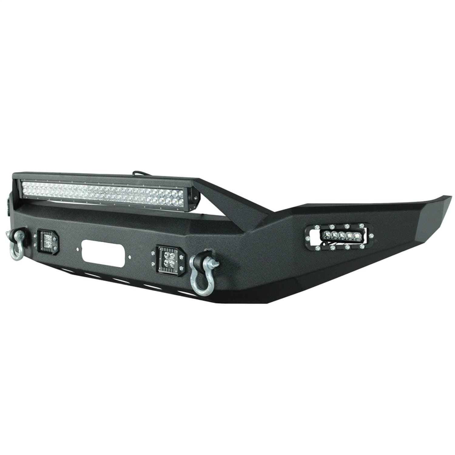 Paramount Automotive Front LED Winch Bumper with LED Light and Winch Plate Fit for 2007-2013 Tundra 57-0406