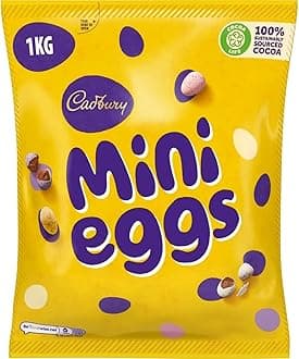 Cadbury Mini Eggs Milk Chocolate with Crisp Shell Candy, Easter Bag (35.27 Oz)