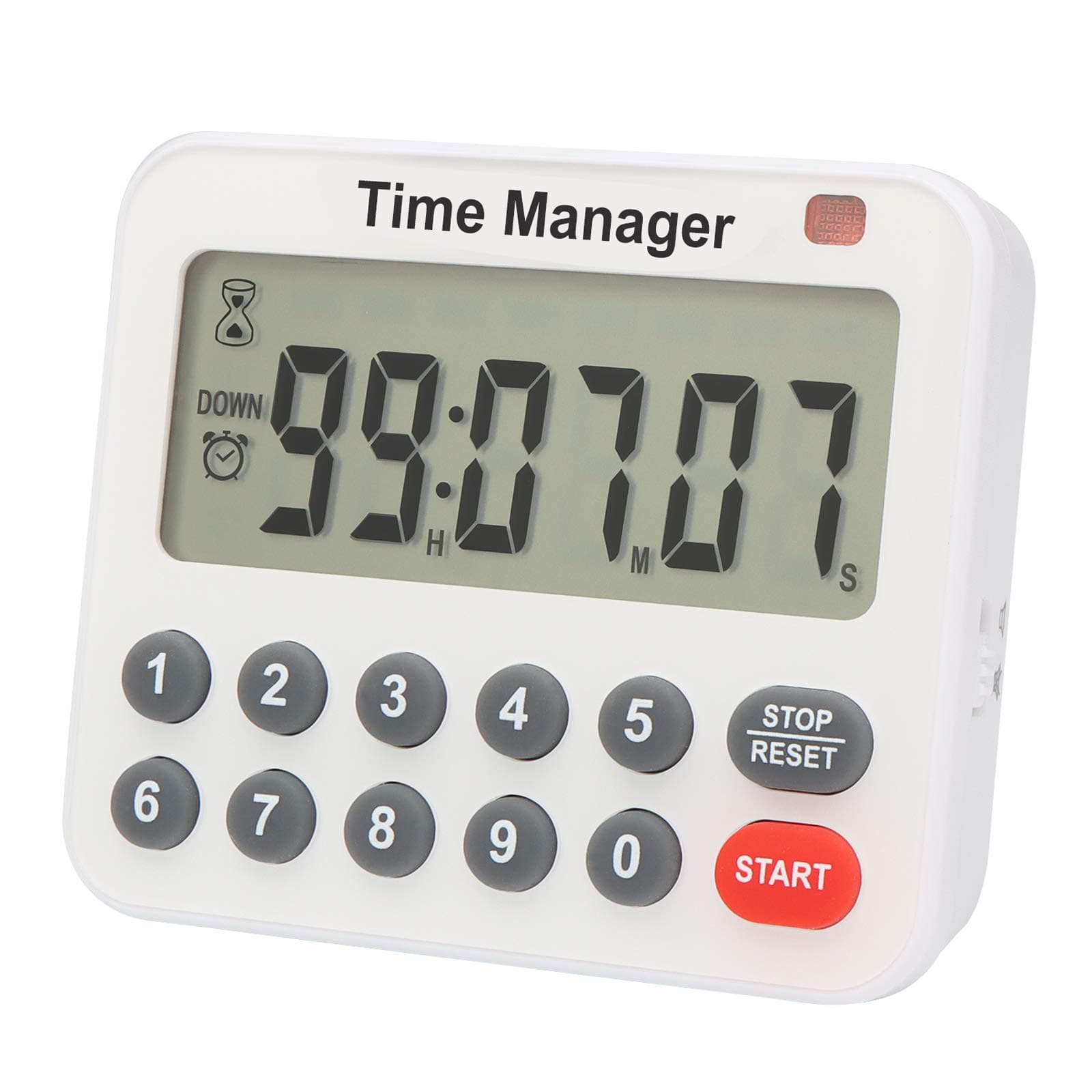 AIMILAR Magnetic Digital Kitchen Timer with Direct Numerical Keypad, Loud Alarm - 99Hr Countdown Count Up Timer for Cooking Baking Classroom, Batteries Included