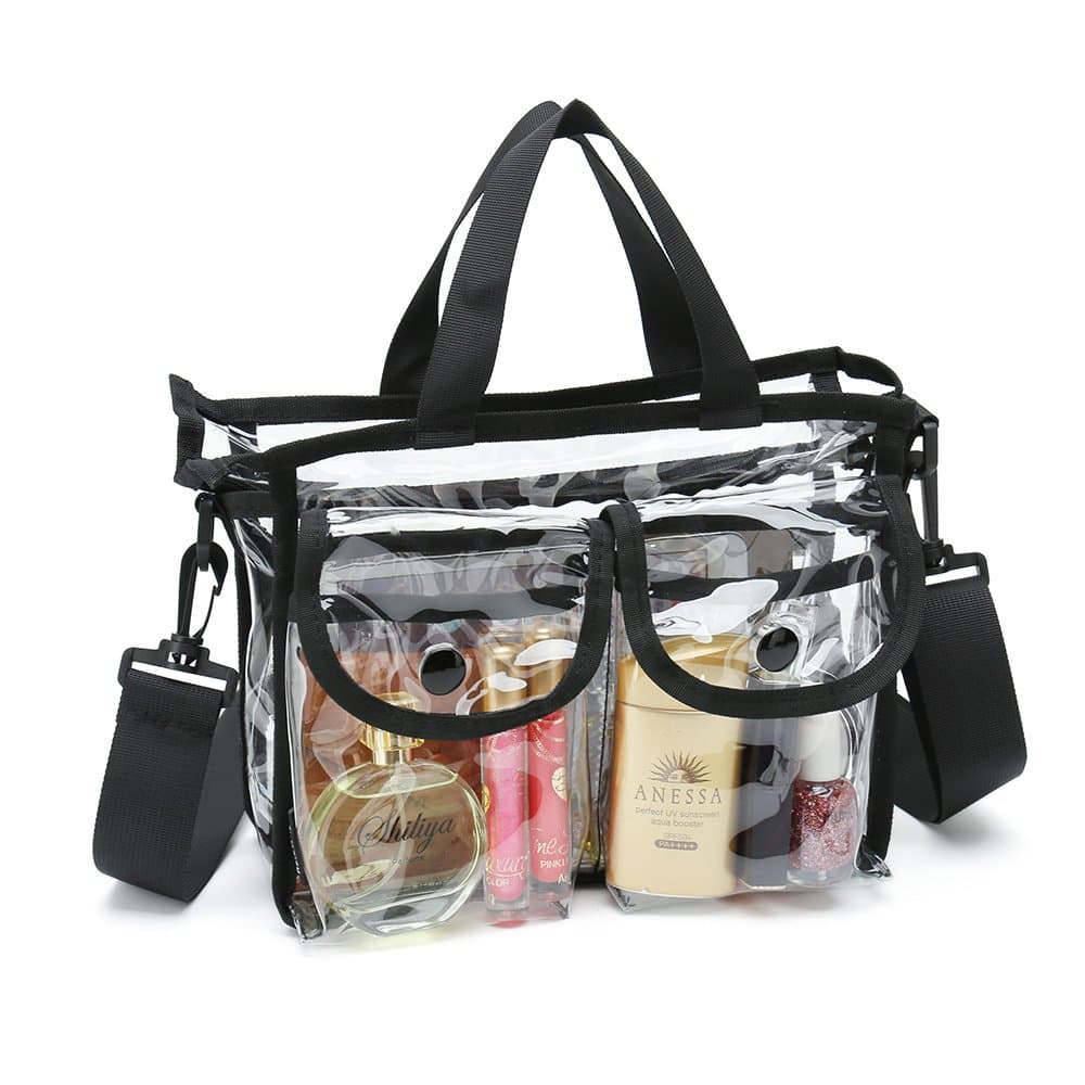 Clear Makeup Artist Set Bag with Removable Shoulder Strap