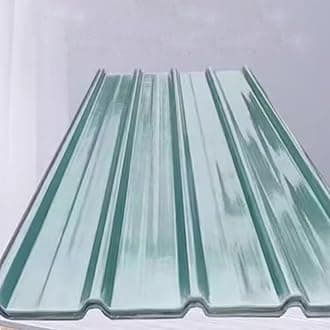 2mm Thick FRP Daylighting Panels,Clear Roof Sheet,1/3/4/6/8/10/12/15/18 Pcs Corrugated Roofing Sheets,Fiberglass Daylighting Panels,Greenhouse Rainproof Board,Easy to Cut (0.9x1.5m/35x59in,3 Pcs)