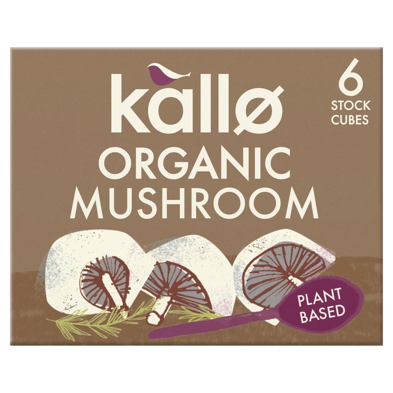 (4 PACK) - Kallo - Mushroom Stock Cubes | 66g | 4 PACK BUNDLE