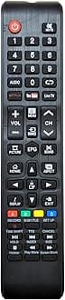ERNIL(Live TV Button) Chinese LED Tv Remote Control Compatible for Treeview/Wisdom/Eairtec Smart Cloud Led Tv with Netflix YouTube (Your Old Remote Must be Exactly Same)