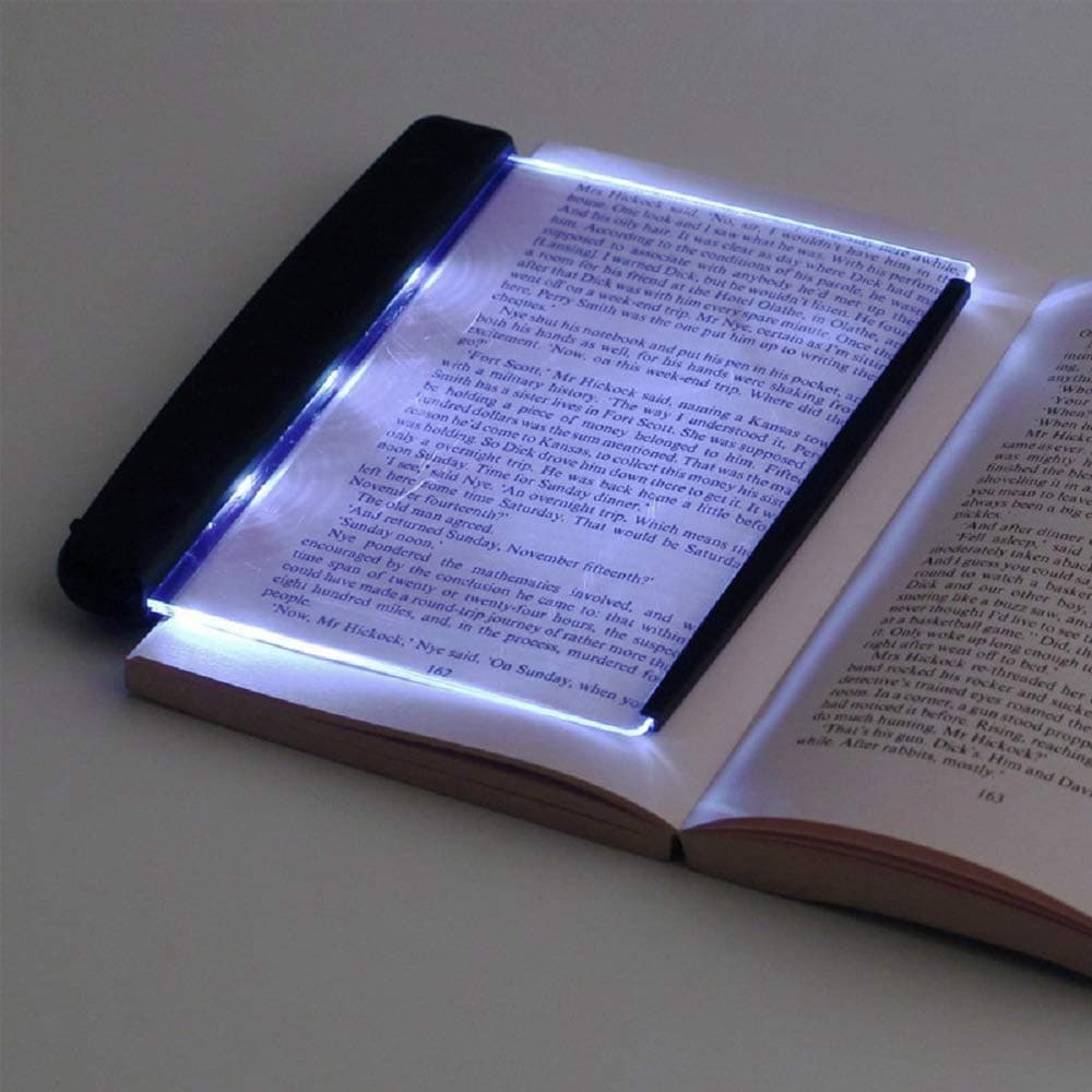 LED Night Light Book Light Eye Protection Portable Panel Book Reading Lamp Paperback Book Light, PageGlow LED Reading Lights