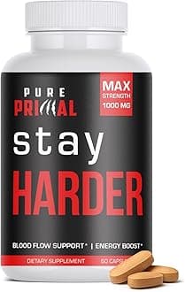 Maca Root & L-Arginine for Men – Natural Energy & Blood Flow Supplement with Tongkat Ali Vegan – Male Vitality Booster for Stamina Endurance & Performance – Formula to Support Wellness & Confidence