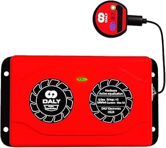 Daly Battery Equalizer 4S 1A with Bluetooth App and Wire Leads And Compatible Active Balancer For Lithium Battery Rated 3.7V 3.2V 2.2V