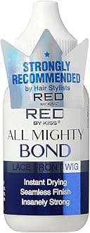 All Mighty Bond KISS Lace Front Wig Glue 32mL (1.1 fl OZ)- Instant Drying, Seamless Finish, Insanely Strong- KAMB01 (Adhesive)