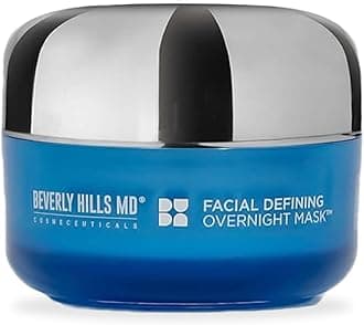 Facial Defining Overnight Mask- Nightly Face Cream for Defining & Supporting Plump, Smooth Skin - Visibly Combat Signs of Aging w/Shea Butter, Coconut, Chamomile