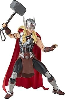 Hasbro (HASBRO) Marvel Marvel Legends Series Thor: Love and Thunder Mighty Thor F1060 Genuine 6 Inch (15 Centimeters) Size Action Figure with 4 Accessories and Build-a-Figure Parts