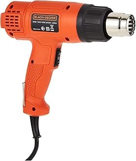 1750W Corded 2 Mode Heat Gun for Stripping Paint, Varnishes & Adhesives, Orange/Black - KX1650-B5,